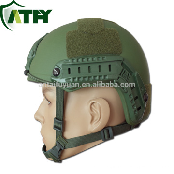 Capacete FAST High Cut Aramid com trilhos e capacete balístico do exército de mortalha for sale